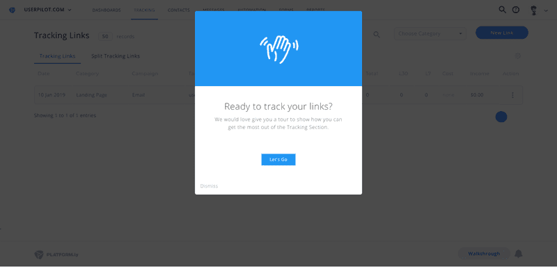 platformly self-serve onboarding example