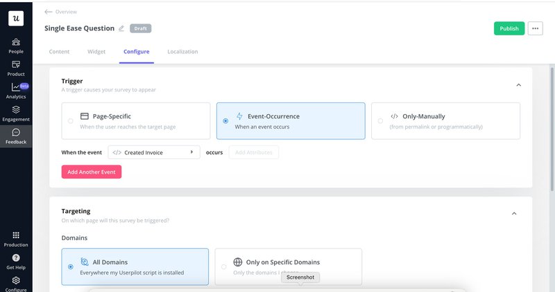 Screenshot of Userpilot - SEQ
