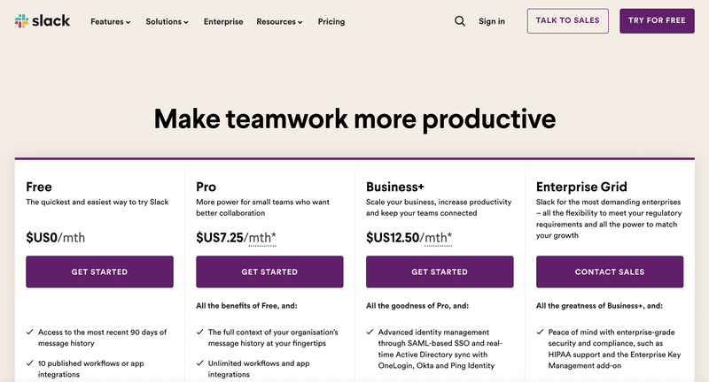 slack-pricing