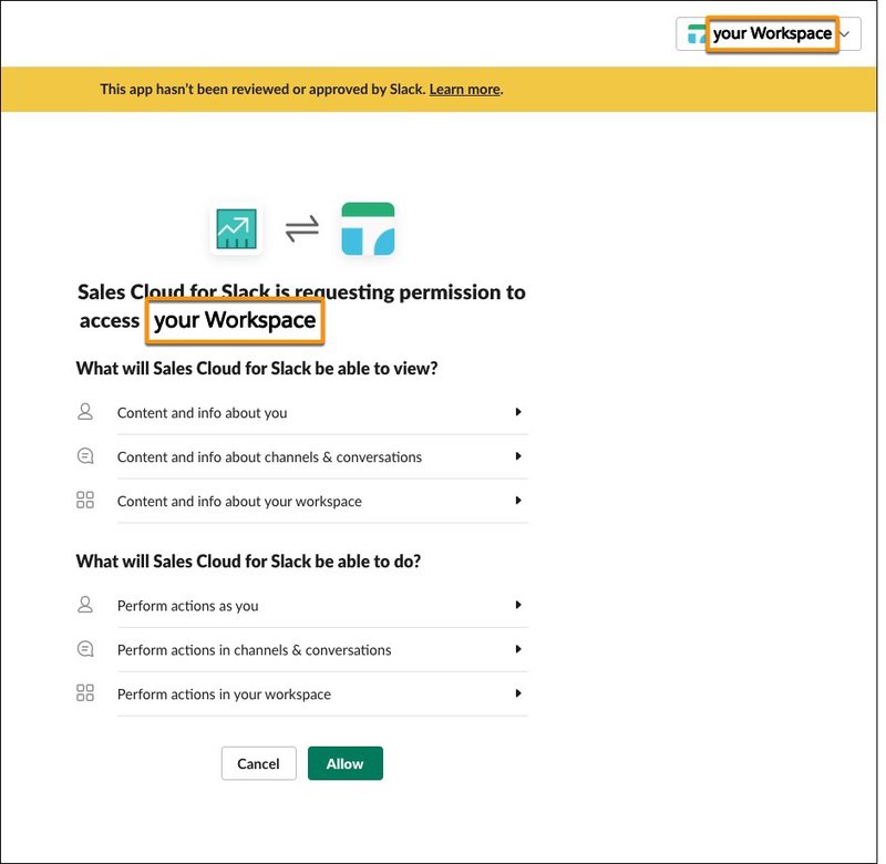 Salesforce integrations: Slack