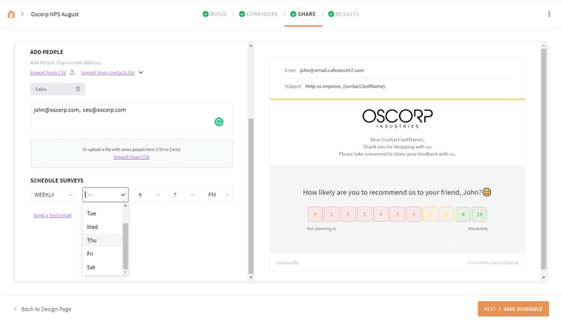 nps software surveysparrow