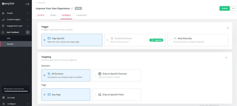 Userpilot segmentation