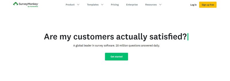 SurveyMonkey - Typeform alternatives