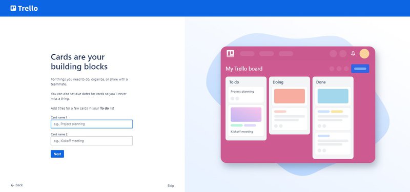 Naming cards in Trello