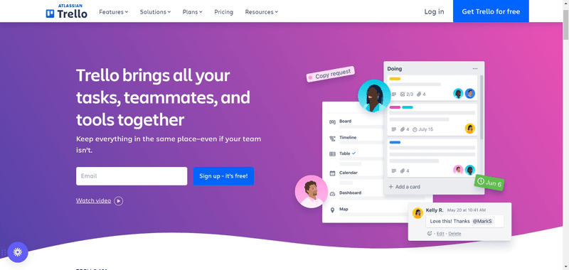 trello no code tools for product management