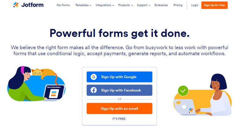 Jotform - Typeform alternatives