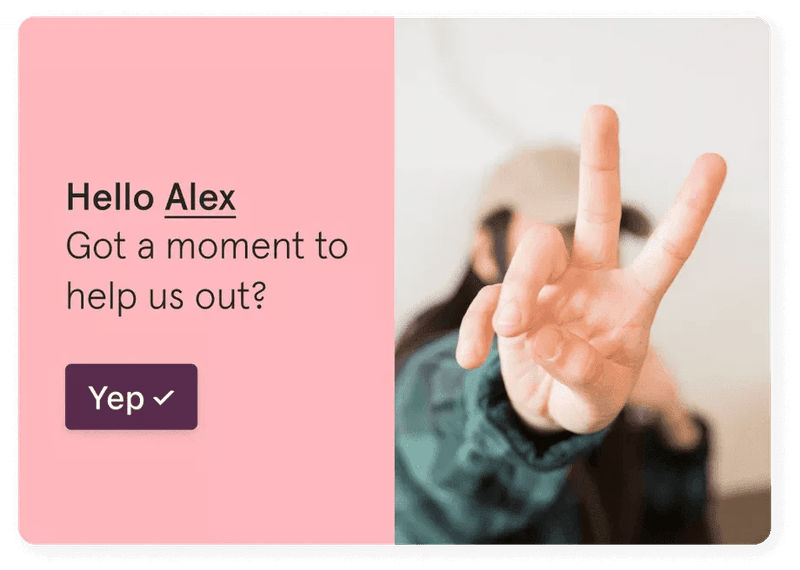 Survey created with Typeform.