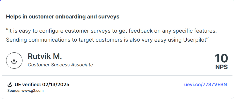 Verified Userpilot Review.