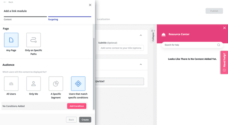 Userpilot in-app resource center