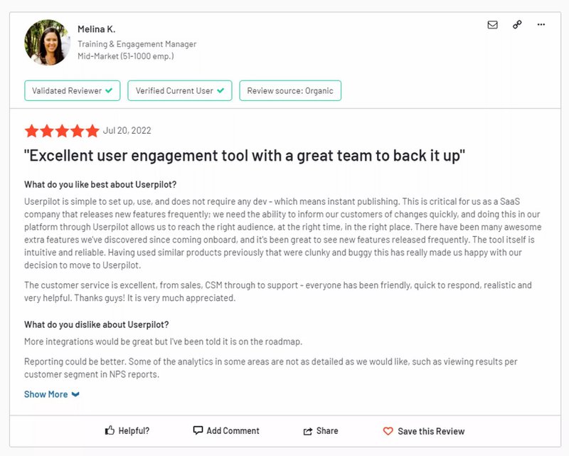 Userpilot review