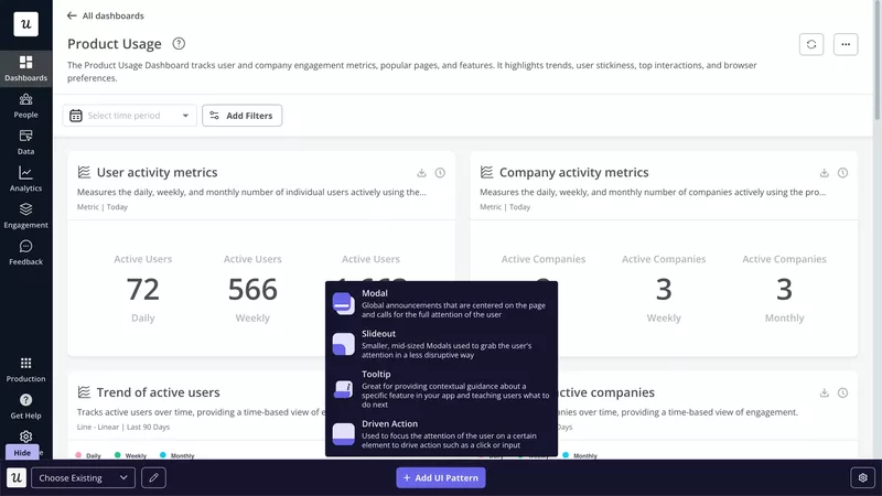 UI patterns