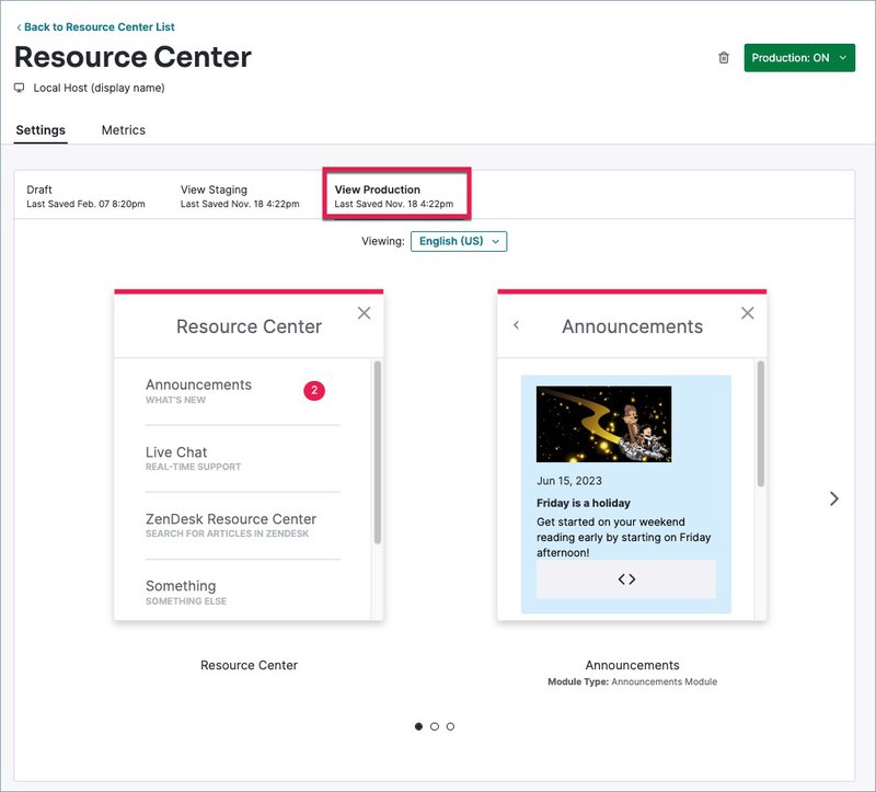 pendo resource center