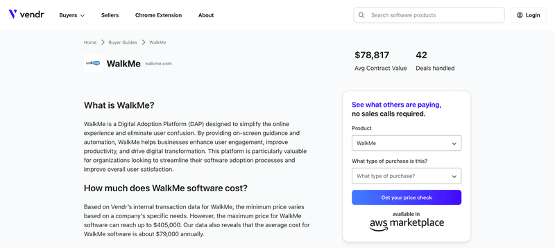 walkme pricing