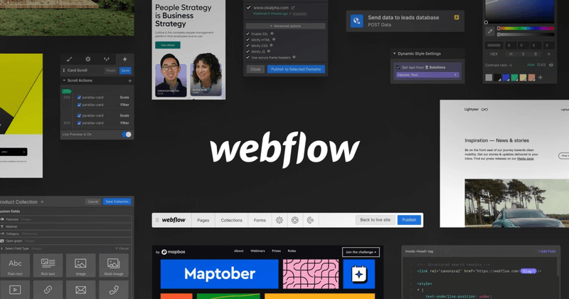 Webflow-no-code-saas