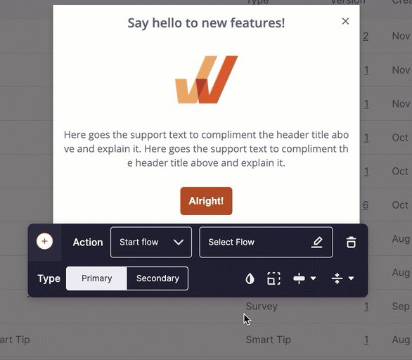 Whatfix flows editor