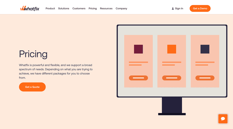 whatfix pricing instructional design software