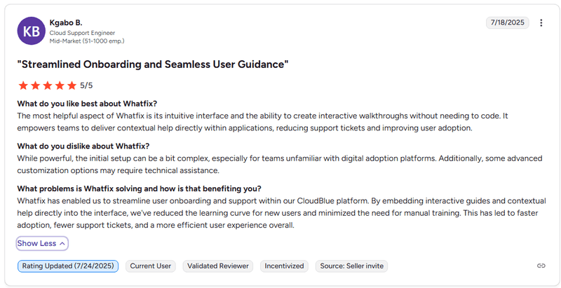 whatfix review