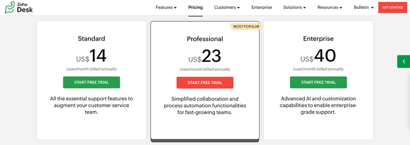 zoho-desk-pricing_self-service-software