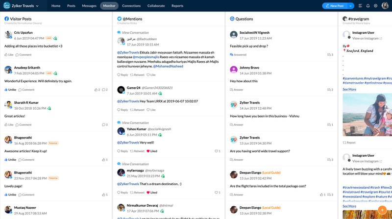 Zoho marketing analytics software