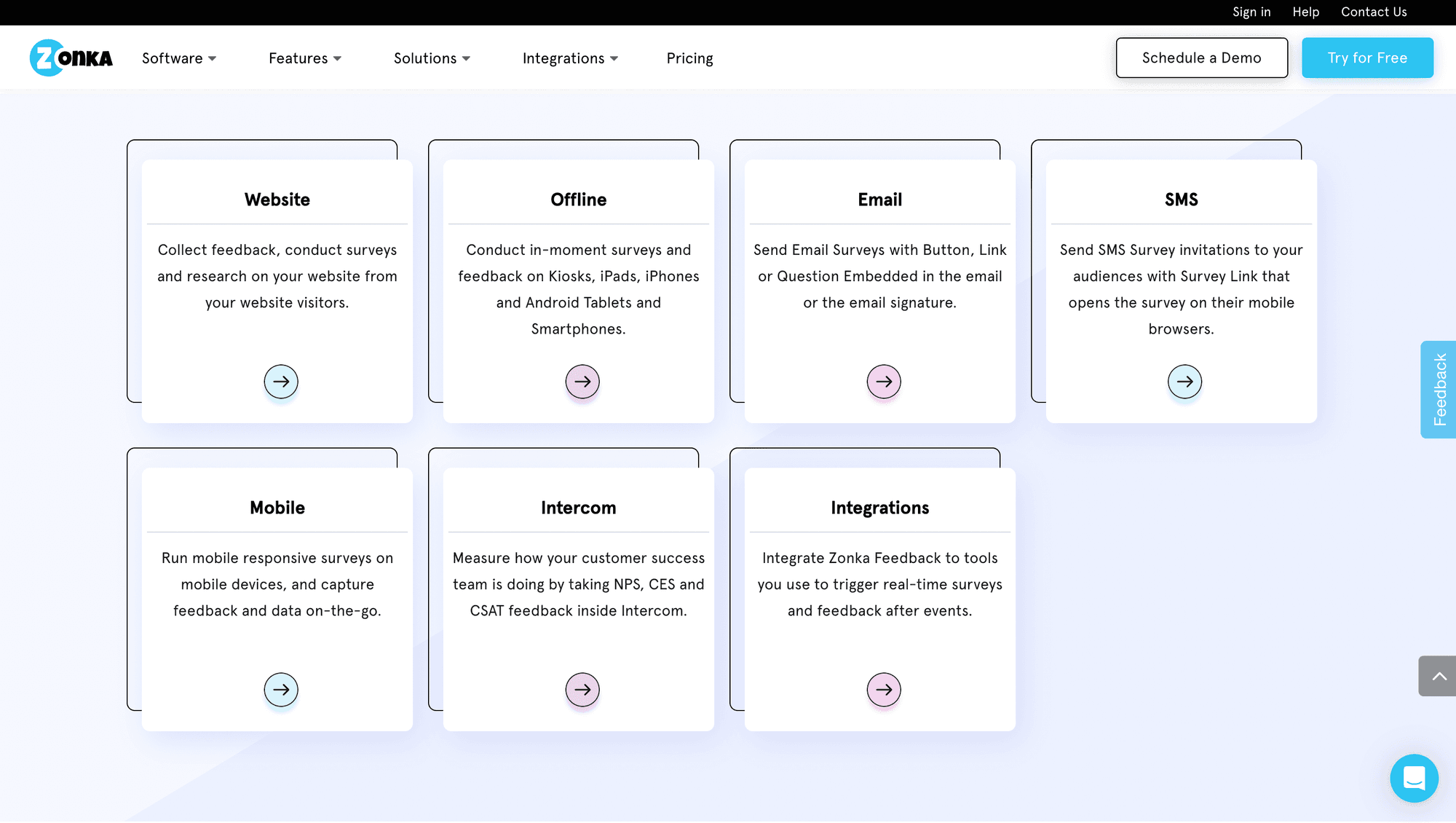 Feedback management tools: Zonka