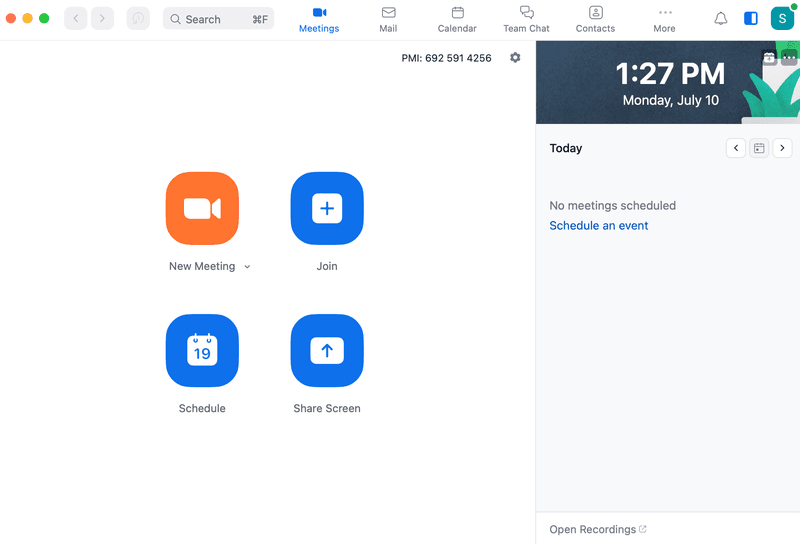 Product management software: Zoom
