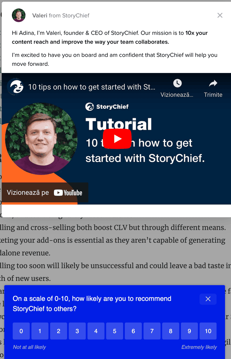 In-app messaging overlapping