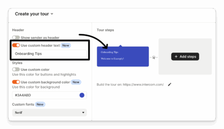 What is Intercom product tours?