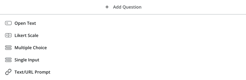 Add questions to collect feedback in Userpilot.