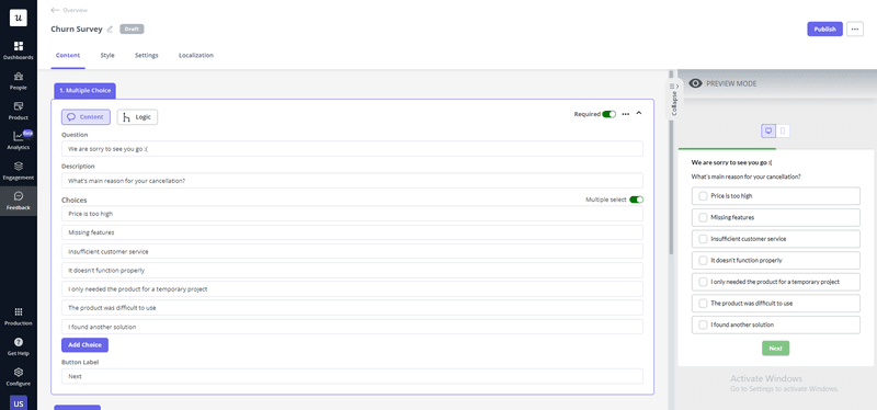 How to improve customer retention: run churn surveys
