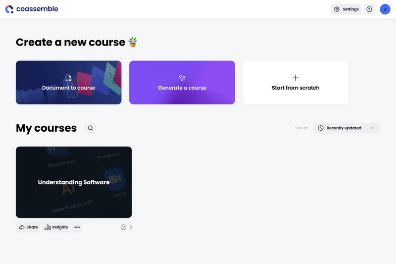 Onboarding platfoms: Coassemble