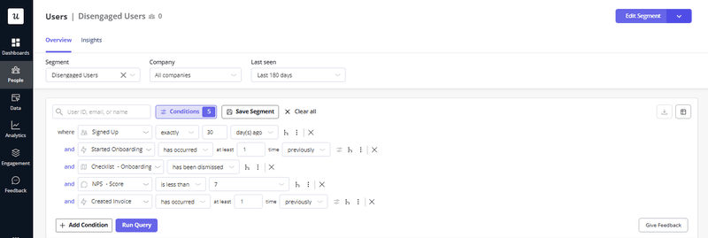 disengaged users segmentation