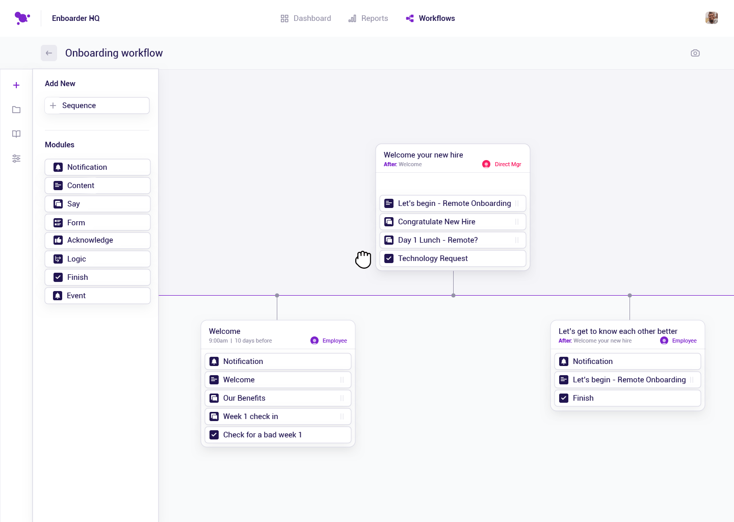 Onboarding platfoms: Enboarder