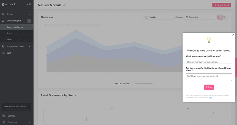 Feature request form