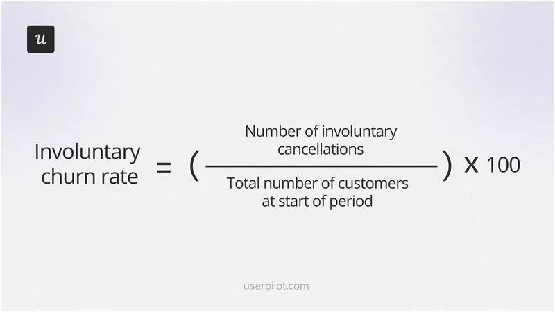 Involuntary churn calculation