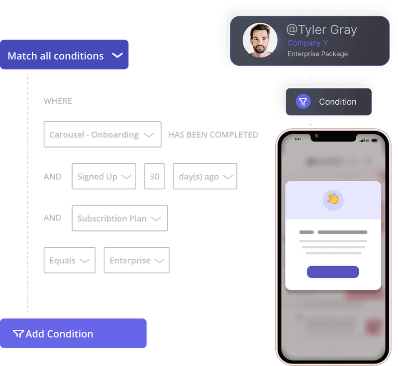 Personalize mobile onboarding with Userpilot.