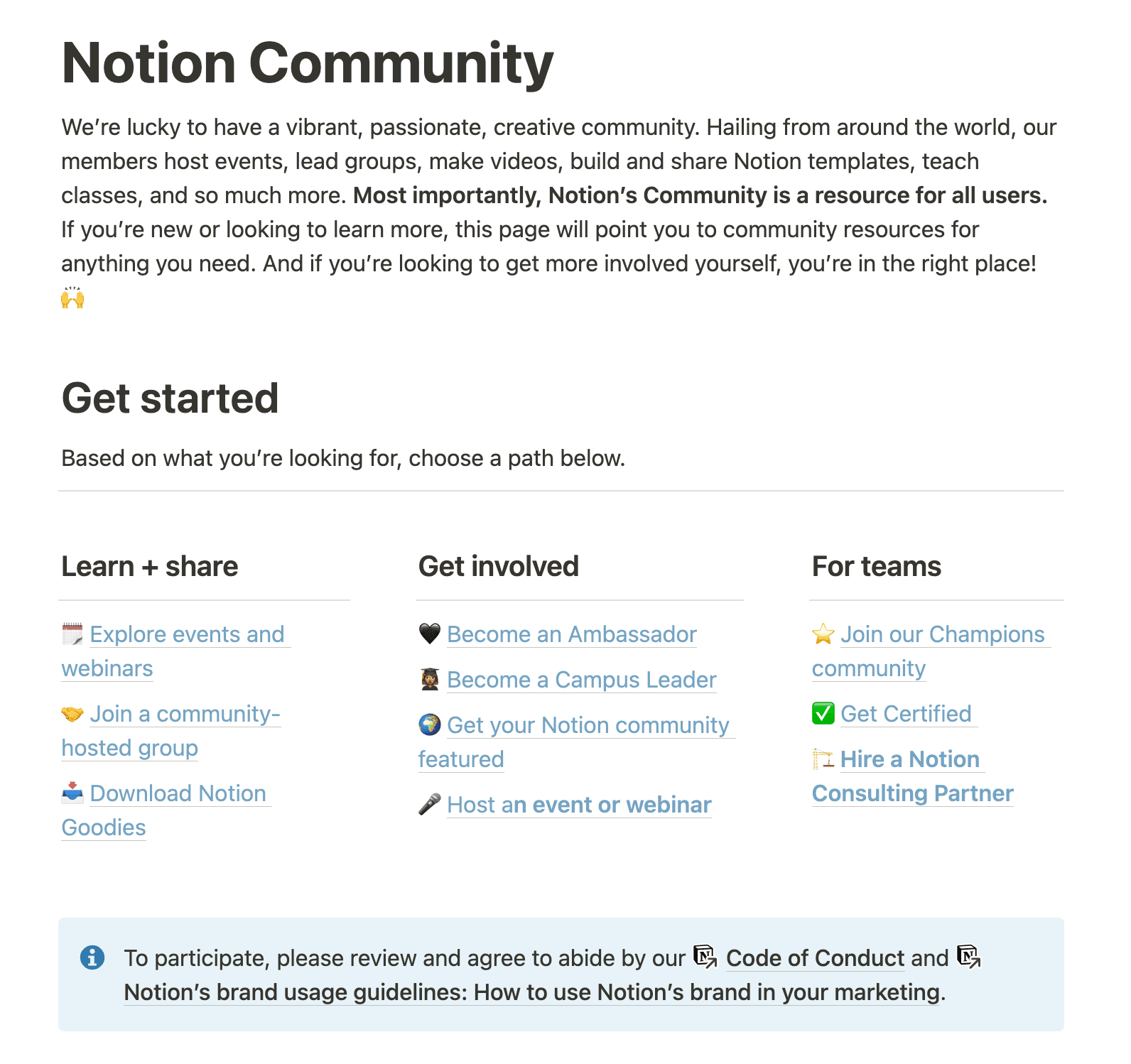 Customer retention strategies: Notion community