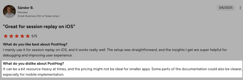 posthog review on unpredictable pricing