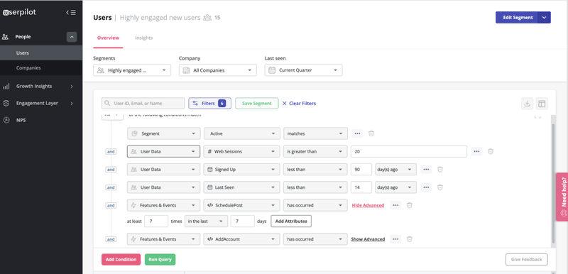 RFM analysis: select the segment to focus on