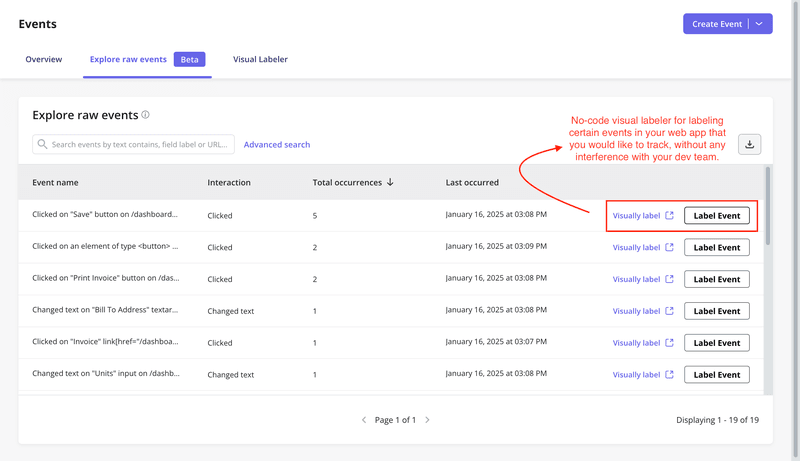Userpilot’s No-code