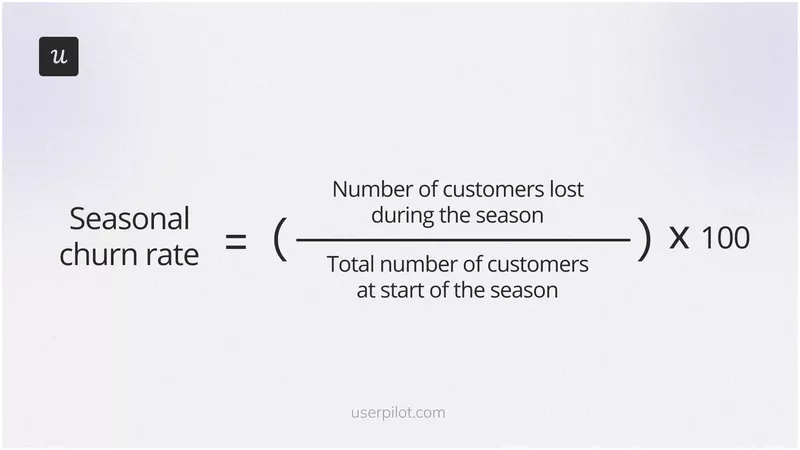 Seasonal churn calculation