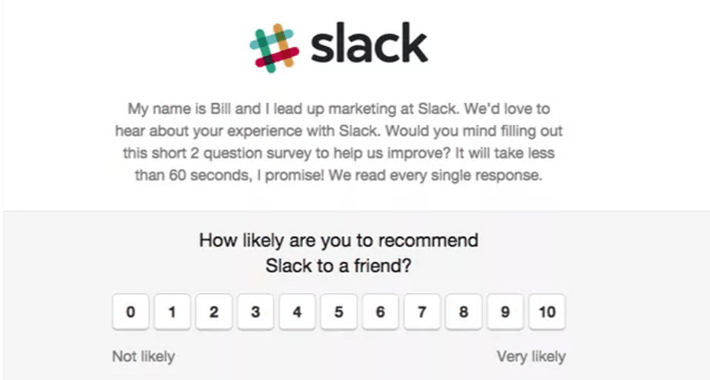 Slack-personalized-NPS--customer-satisfaction-survey-best-practices