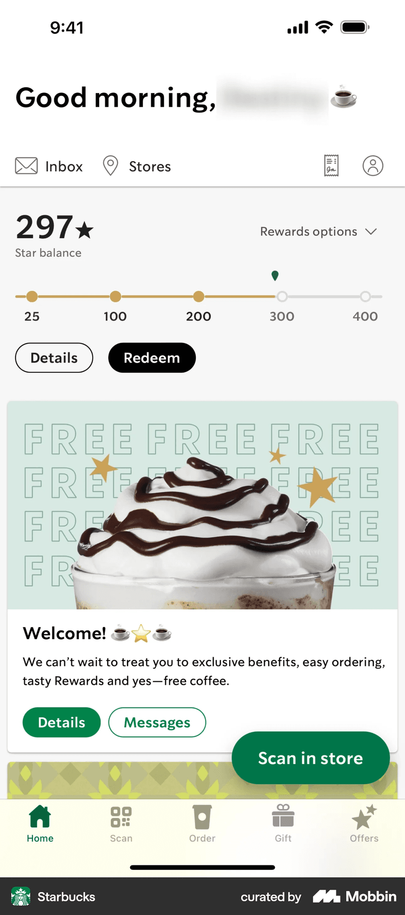 starbucks loyalty program