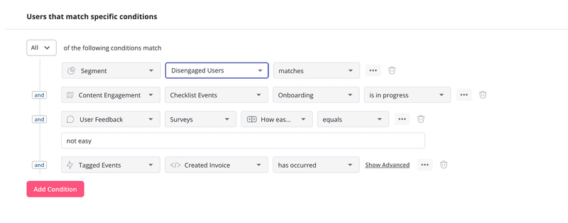 Segmenting users with Userpilot