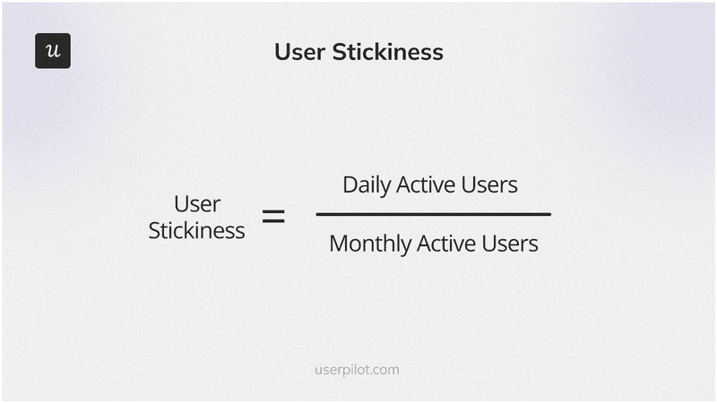 User stickiness