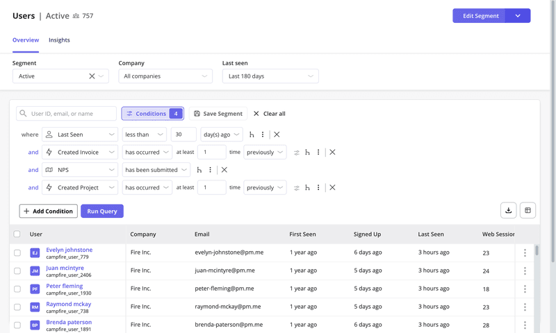 Segmentation in Userpilot