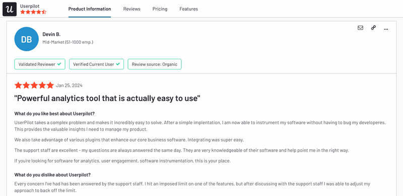 userpilot-g2-review_funnel-analysis-examples