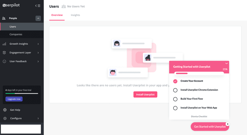 userpilot onboarding checklist