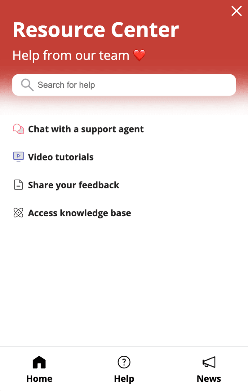 Userpilot resource center