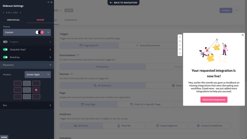 New feature announcement