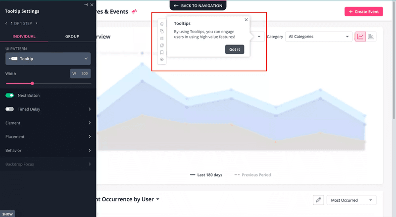 Building contextual tooltips in Userpilot